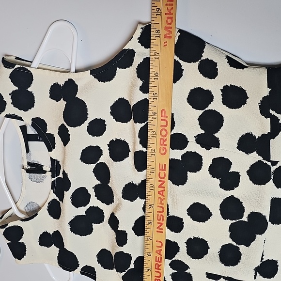 Who What Wear Dress Sz Med Adorable Long Dress Cream And Black New Condition - Picture 10 of 14